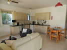 Living Area & Kitchen
